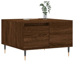 vidaXL barna tölgyszínű szerelt fa dohányzóasztal 55x55x36,5 cm