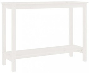fehér tömör fenyőfa tálalóasztal 110 x 40 x 80 cm