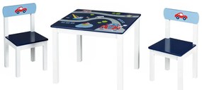 Gyerek bútor szett 3 db-os Rennfahrer – Roba