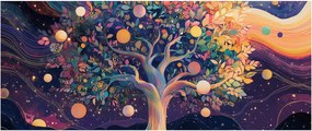 Kép – Lila fa tele energiával (120x50 cm)