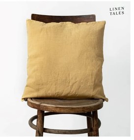 Len párnahuzat 40x40 cm Honey – Linen Tales