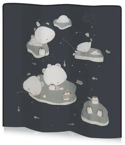 Lionelo - BONNIE szürke skandináv játszókeret