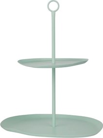 SIDELINE emeletes tálaló 2 részes 25cm , menta