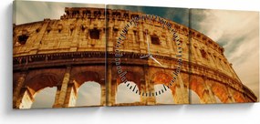 Kép - Római Colosseum (órával) (90x30 cm)