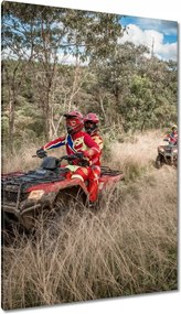 Vászonkép 80x120 Quad Négy kerék Terep