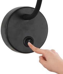 Brilagi - LED Dimmelhető flexibilis fali lámpa MAYA 1xG9/4W/230V fekete/arany