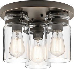 Kichler BRINLEY KL-BRINLEY-F-OZ Süllyesztett mennyezeti lámpa 3x60W/E27