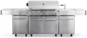 G21 Nevada BBQ konyha Premium Line gázgrill, 8 égőfej + ajándék nyomáscsökkentő