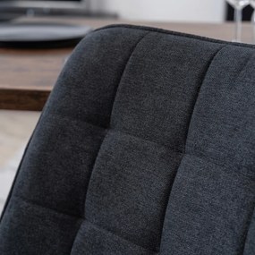 Fekete Szövet Étkezőszék RICK 2