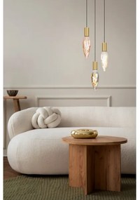 Eglo 900799 - Csillár zsinóron POZUETA 1xE27/40W/230V arany