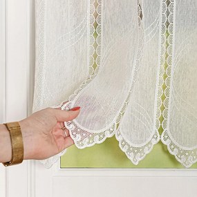 Mg Irigység Prémium 97651 batiszt Ecru hímzés Gipsz 200x70cm