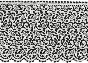 Mg 74031M Gipsz csipke fehér 15cm széles Ár!!