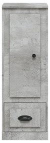 betonszürke szerelt fa magasszekrény 36x35,5x103,5 cm