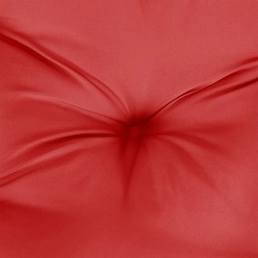2 db piros oxford szövet kerti padpárna 100 x 50 x 7 cm