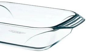 Pyrex üveg sütőedény 3 l, 35 x 23 x 6,5 cm, 35 x23 x 6,5 cm, 3 l