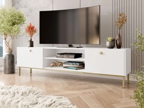 TV szekrény Probazzo 2KW (fehér + arany) . 1106254
