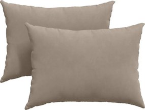 vidaXL Kanapé párnák 2 pcs Tópszínű 70 x 50 cm szövet