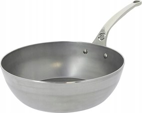 Mély acél serpenyő 28 cm De Buyer mineral B Pro