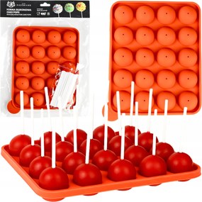 Szilikon Forma Csokoládéhoz, Karamellához, Nyalókához, Pralinéhoz, Cake Pops-hoz Pácikák