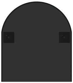 fekete ovális falitükör 100x45 cm