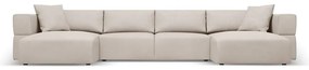 Bézs sarokkanapé ("U" alakú) Esther – Milo Casa