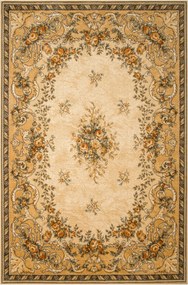 Dafne Sahara Klasszikus Díszes Gyapjúszőnyeg Agnella Barna 80x120 cm