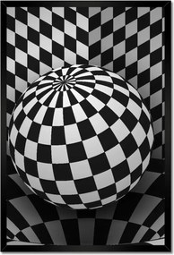 Poszterek keretben 40x60 Absztrakt fekete-fehér