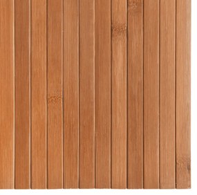négyszögletű természetes bambusz szőnyeg 100 x 100 cm