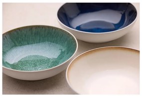 Fehér-zöld kőedény tálka 900 ml Gastro White/Green – Bitz