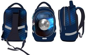 Iskolatáska, cipzáras, BELMIL Leisure Special T-Football Light, foci (BL33887T2F)