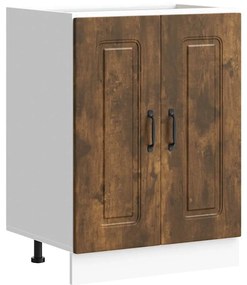 Mosogató aljzat szekrény Kalmar füstölt tölgy 60x46x81,5 cm