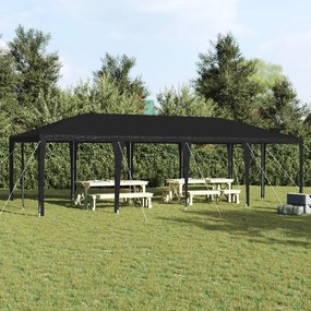 Parti Pavilon Antracit 8x4 m PE