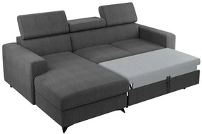 Sarokkanapé Laviosuna Premium (sötétszürke) (tárolóhellyel) (J). 1105149