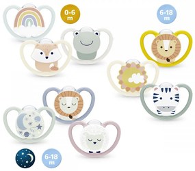 Baba cumi Space NUK 6-18h ribs, vel. 6-18 m