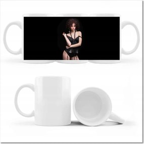 Fotó bögre Púdermentes nő