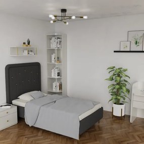 Csillár rúdon FLAME 6xE27/60W/230V fekete/arany