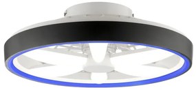Brilliant - GAIANO LED/48W/230V RGBW mennyezeti ventilátor fekete +DO