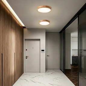 Brilagi - LED mennyezeti lámpa WOODLINE LED/24W/230V 3000/4000/6000K tölgy átm. 30 cm