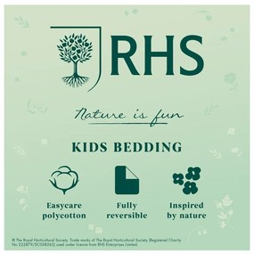 Rózsaszín kétszemélyes gyerek ágyneműhuzat 200x200 cm Butterfly Garden – RHS