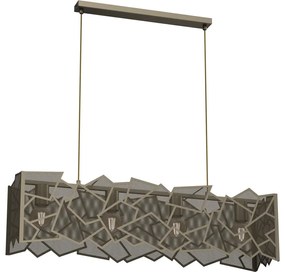 Csillár zsinóron CAMO 4xE27/15W/230V arany