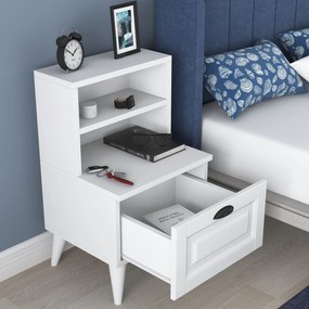 Éjjeliszekrény Beddy (fehér). 1072717
