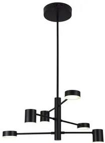 RÁBALUX 6355 SOLOMON Modern Led Függesztett Lámpa Matt Fekete IP20