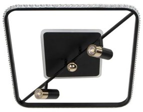 LED Dimmelhető mennyezeti lámpa LED/70W/230V 3000-6500K fekete + távirányítás