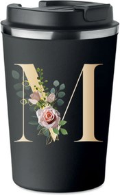 Prémium termo bögre fekete M betűvel Maja Márta Mária KT_142_cz