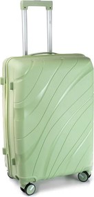 Zöld kabinbőrönd TSA záras „Tide” - méret M