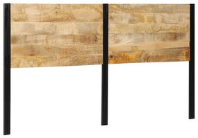 tömör fa mangó és vas fejtámla 180 cm