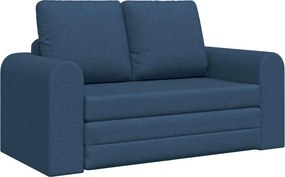 vidaXL Kanapéágy 60cm Kék szövet