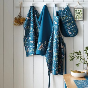 Pamut konyharuha szett 4 db-os 50x70 cm Enchanted Twilight Animals – Catherine Lansfield