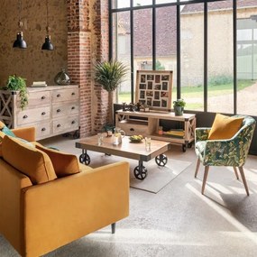 Atmosphera - Csillár zsinóron SILAS 1xE27/40W/230V fenyő