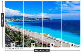 Fotótapéta Beach Nizza Franciaország 104x70 cm
